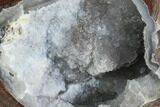 Crystal Filled Dugway Geode (Polished Half) #121710-1